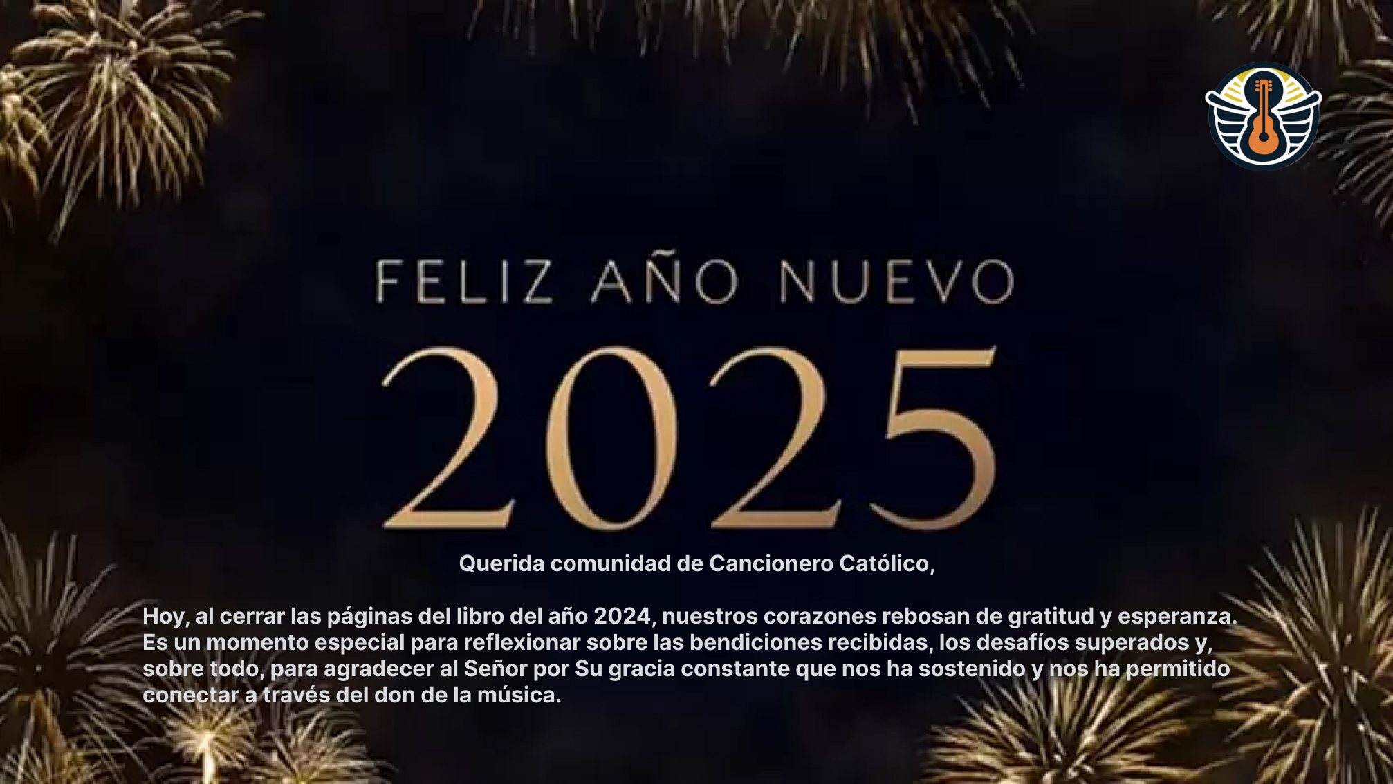 ¡Gracias, Señor, por el Año que Concluye y por la Esperanza del Año Nuevo!